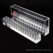 Clear Acrylic Lipstick Holder Display Stand Cosmetic Organizer Makeup Case